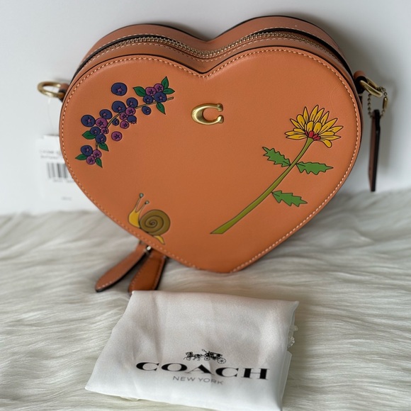 NWT💃Coach Coach X Observed By Us Heart Crossbody Bag - Picture 6 of 15
